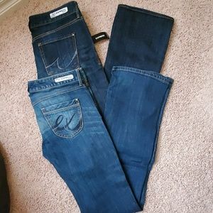 Express Stella Bootcut Jeans - Two Pair